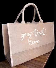 Load image into Gallery viewer, Custom Burlap Bag
