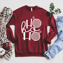 Load image into Gallery viewer, Ho Ho Ho Ornament Sweatshirt
