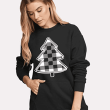 Load image into Gallery viewer, Plaid Christmas Tree Sweatshirt
